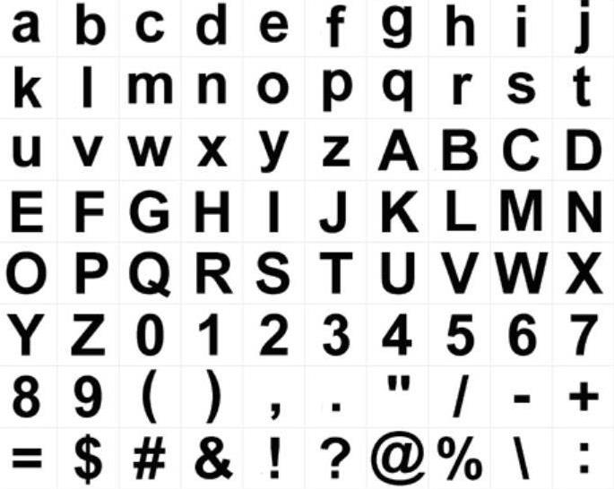 Embroidery Font 502 - Professional Stitch Font for Machine Embroidery Lettering and Monogram Designs