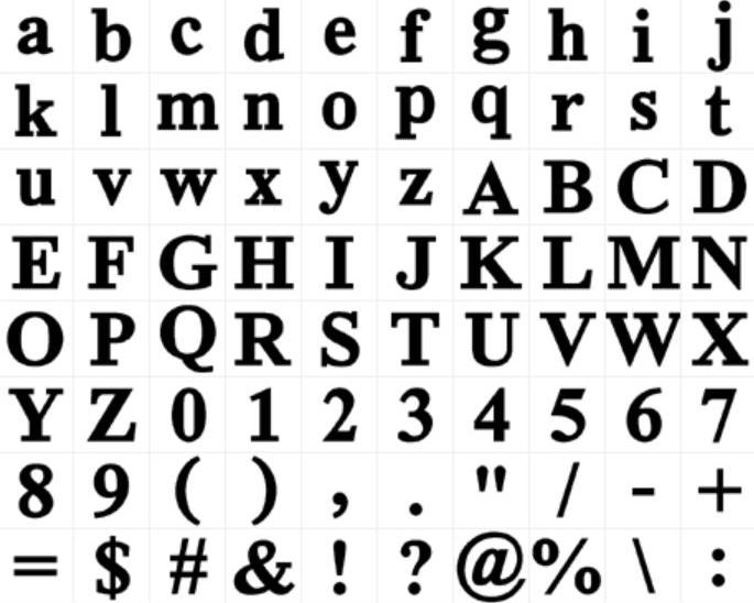 Embroidery Font 516 - Professional Stitch Font for Machine Embroidery Lettering and Monogram Designs