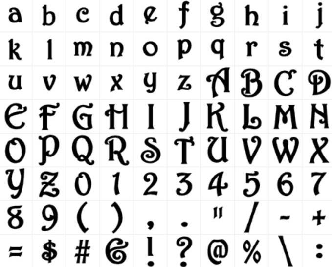 Embroidery Font 521 - Professional Stitch Font for Machine Embroidery Lettering and Monogram Designs